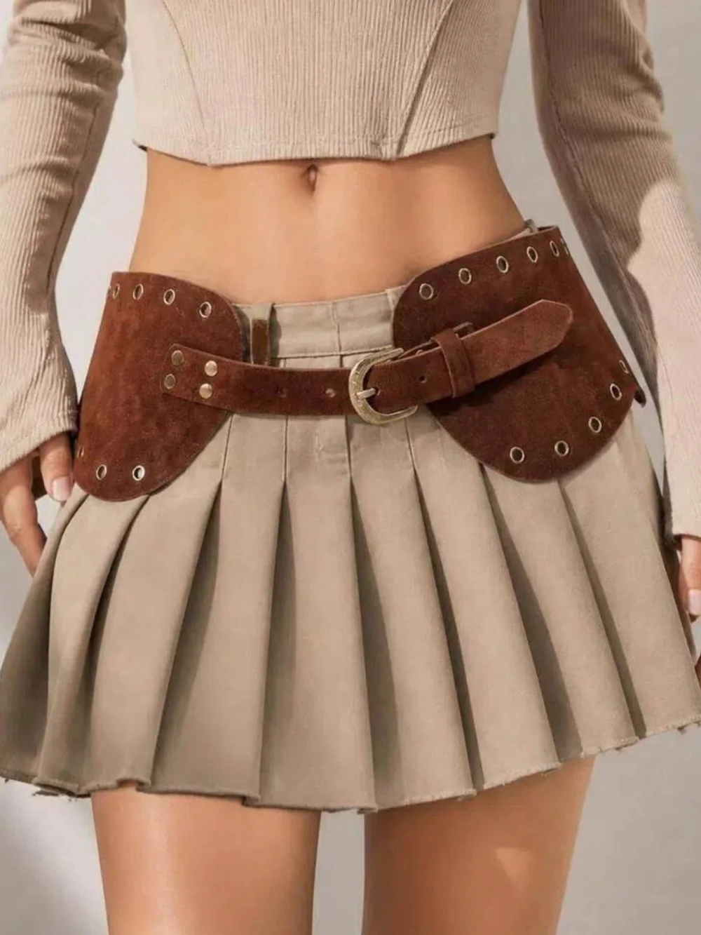 1pc Bohemian Women's Waist Belt, Brown Belts, BOHO Belts, Rodeo, Cowgirls,